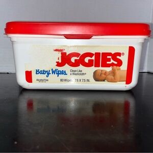 Vintage 90s Huggies Baby Wipes Empty Plastic Container